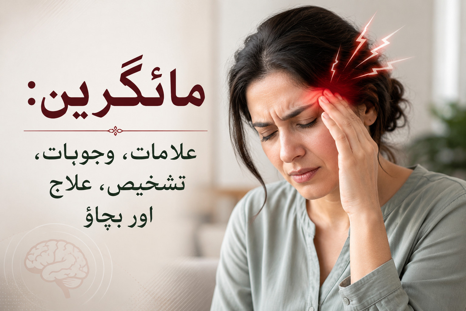 Read more about the article مائگرین: علامات، وجوہات، تشخیص، علاج اور بچاؤ